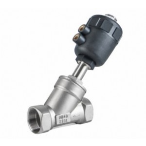 c款·塑料头气动螺纹角座阀