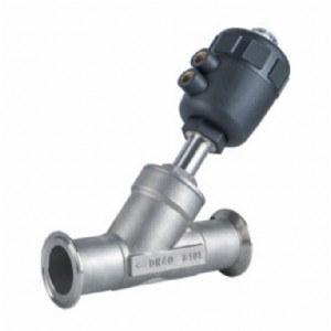 C款·塑料头 气动快装角座阀