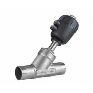 C款·塑料头 气动焊接角座阀